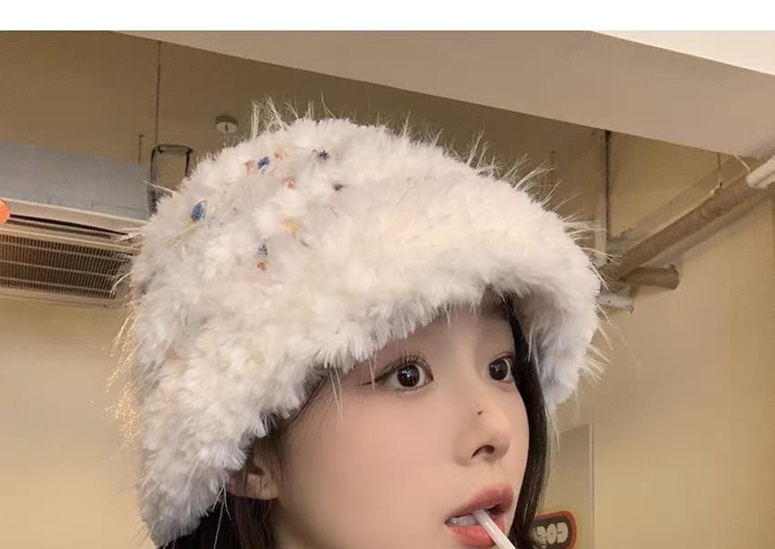 Fluffy Hat Knit Bucket