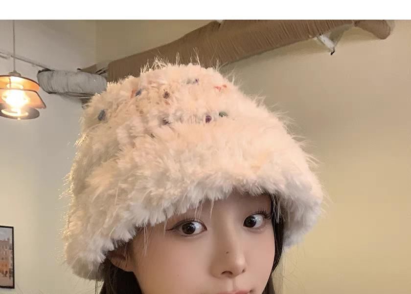 Fluffy Hat Knit Bucket