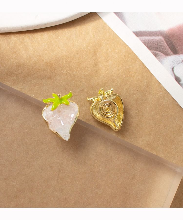 / Stud Clip-On Earring Strawberry