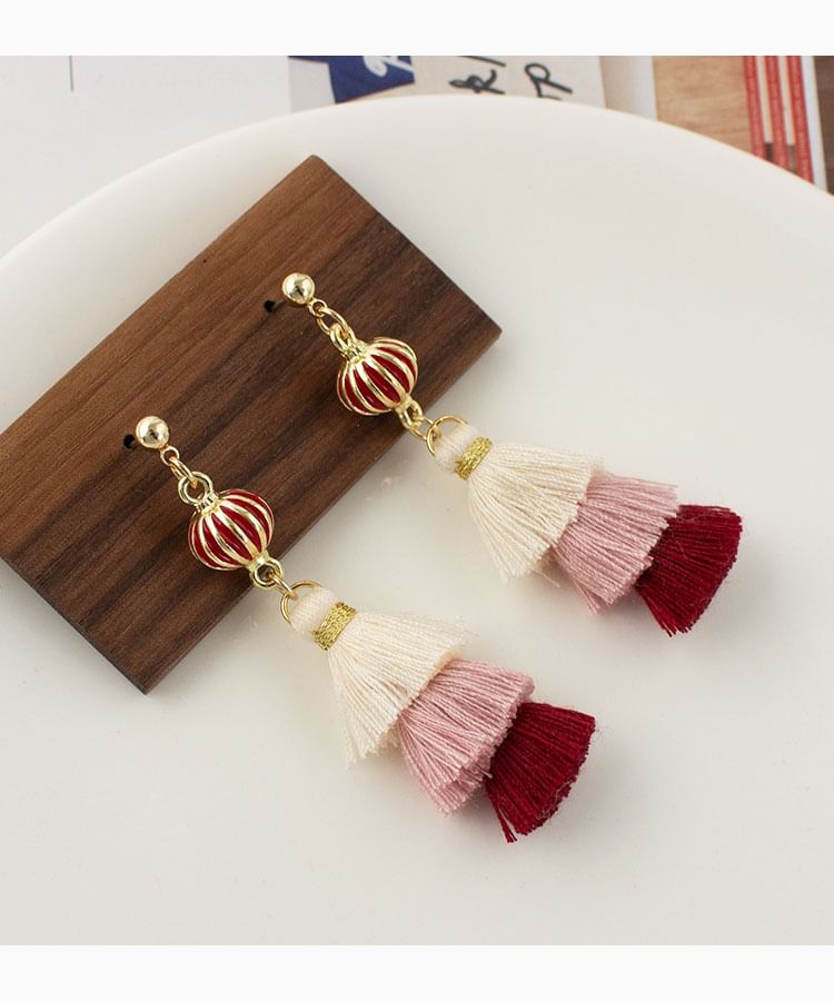 Tassel Earring / Drop Clip-On