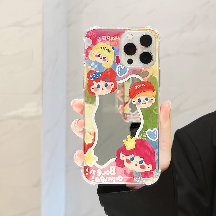 Phone Case Mirrored Cartoon