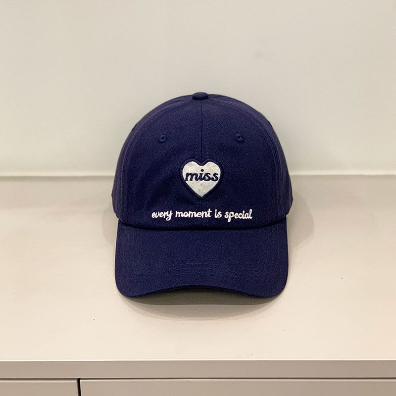Heart Cap Embroidered