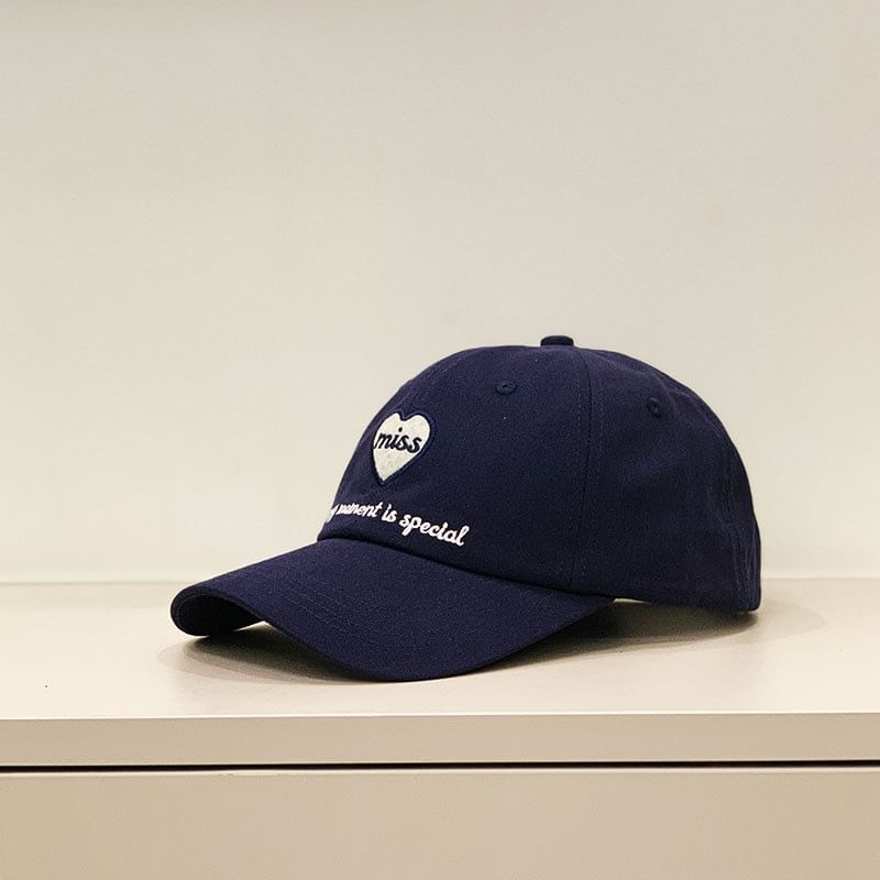 Heart Cap Embroidered