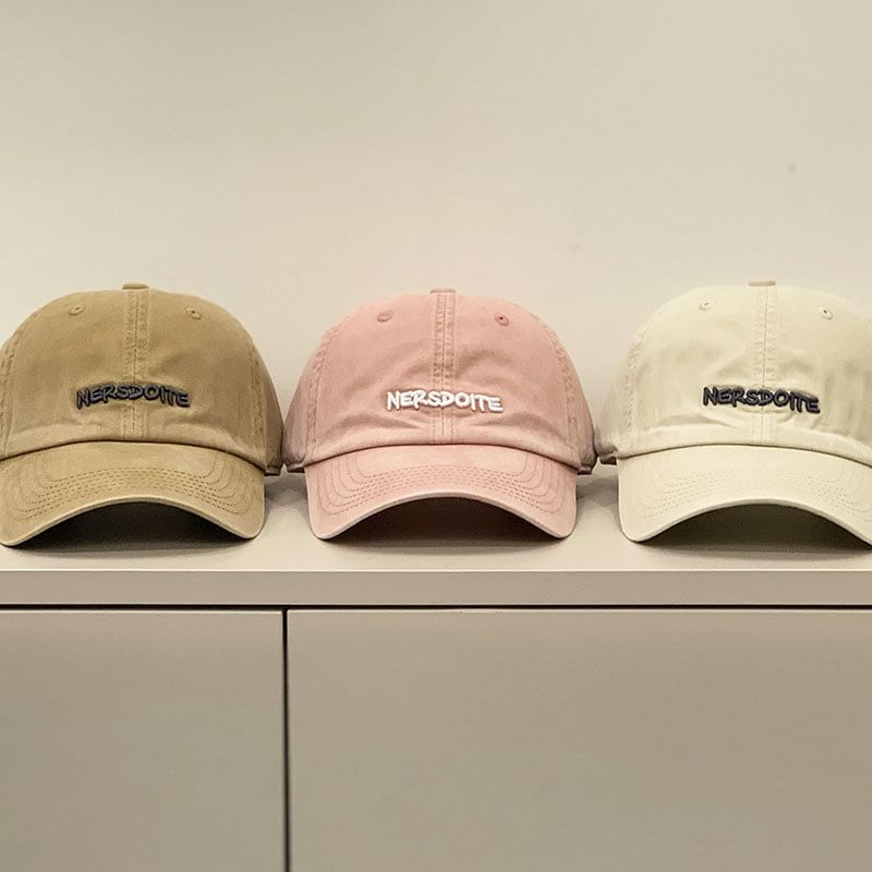 Cap Letter Embroidered