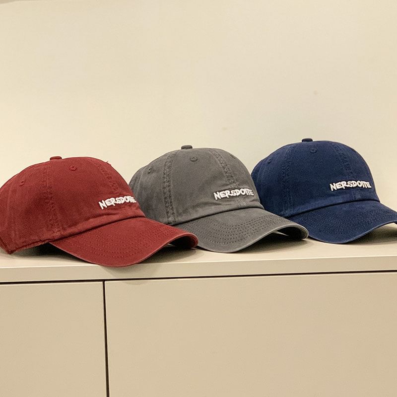 Cap Letter Embroidered