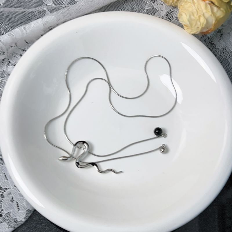Necklace Pendant Alloy Lariat Snake