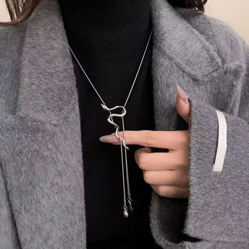 Necklace Pendant Alloy Lariat Snake