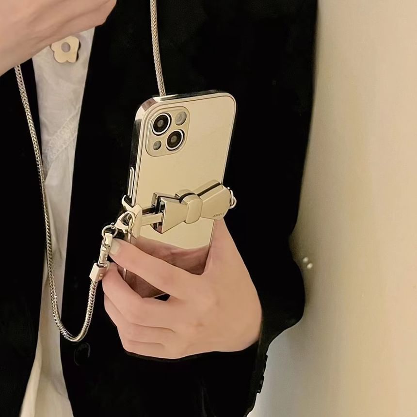 Set Mirrored Lanyard Case On Clip / Strap Phone