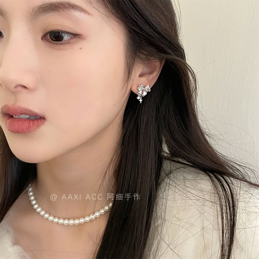 Earring Stud of Rhinestone Set 4: