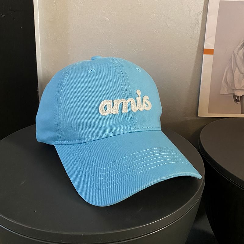 Baseball Lettering Applique Cap