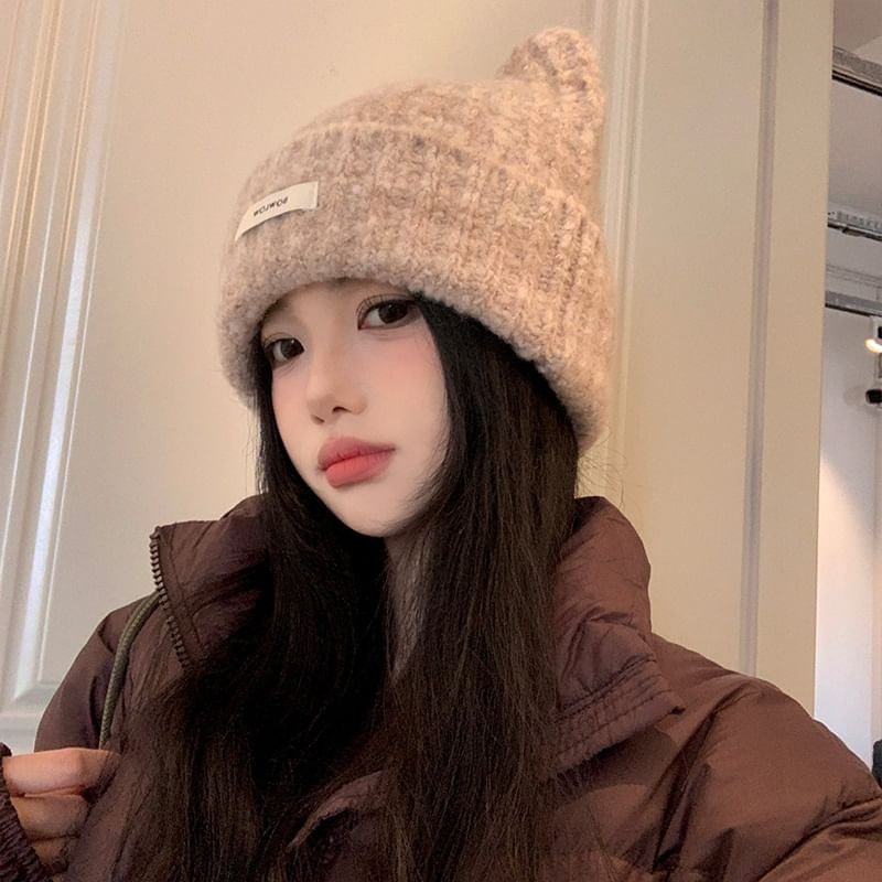 Ear Cat Knit Beanie
