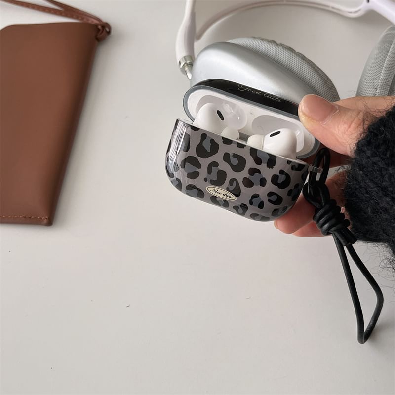 Earphone Print AirPods Leopard Pro Skin Case /