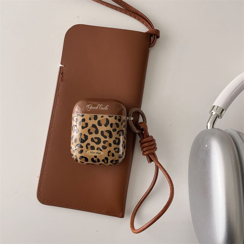 Earphone Print AirPods Leopard Pro Skin Case /