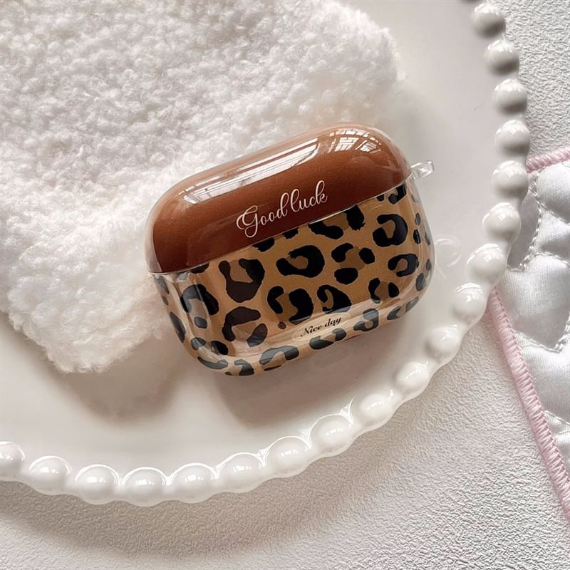 Earphone Print AirPods Leopard Pro Skin Case /
