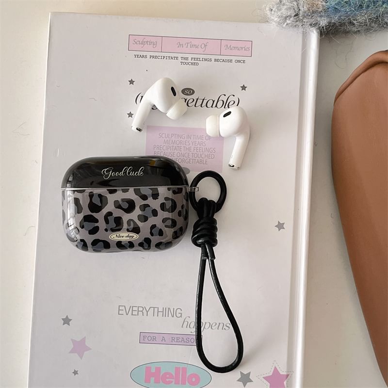 Earphone Print AirPods Leopard Pro Skin Case /