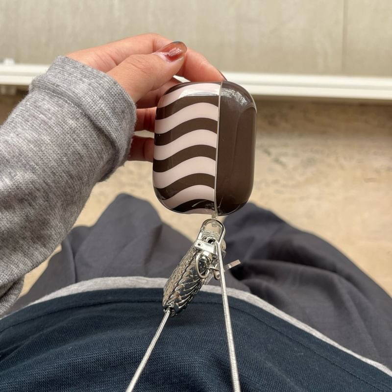 Case AirPods / Set Earphone Skin Wavy Charm Pro