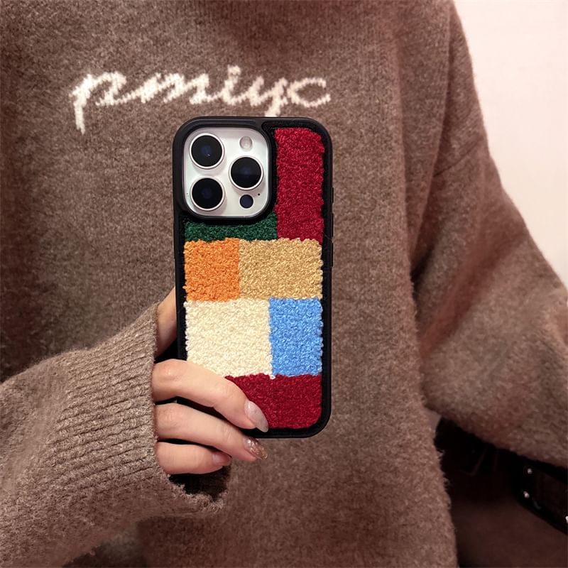 Block Strap Case Chenille / Phone Color Set