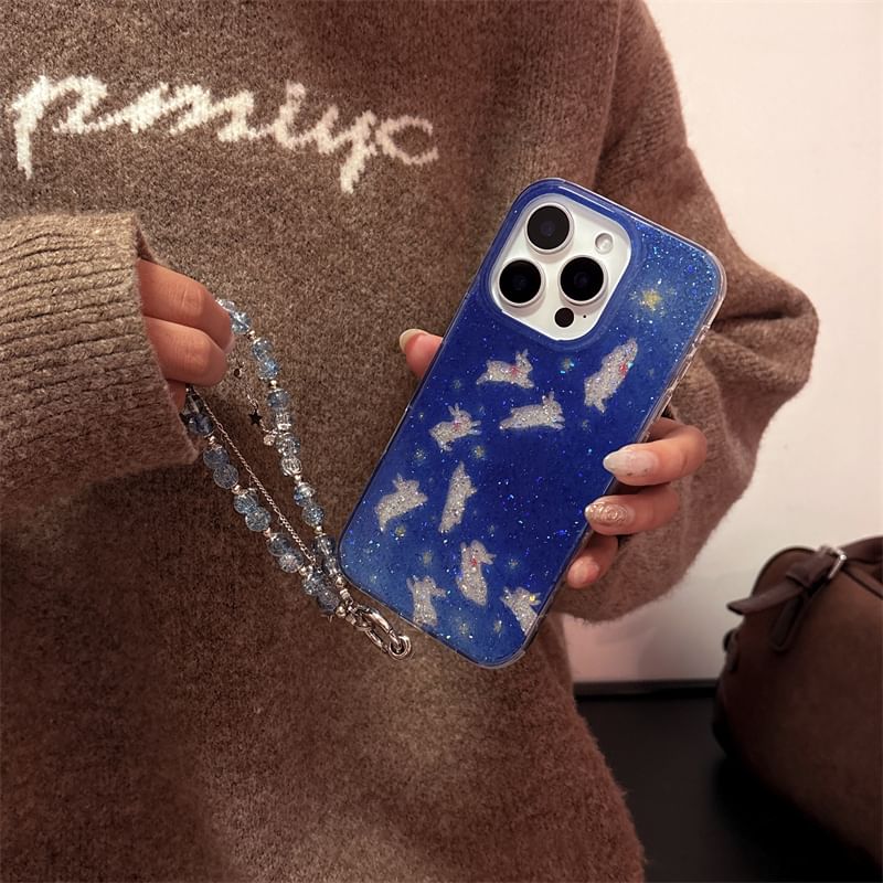 / Strap Set Rabbit Phone Case
