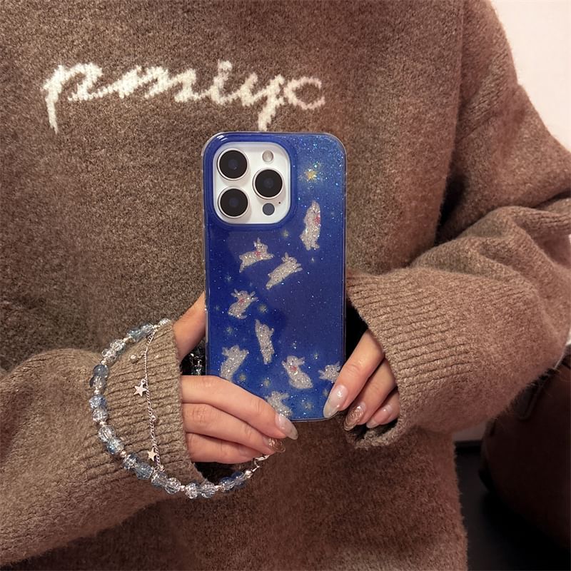 / Strap Set Rabbit Phone Case