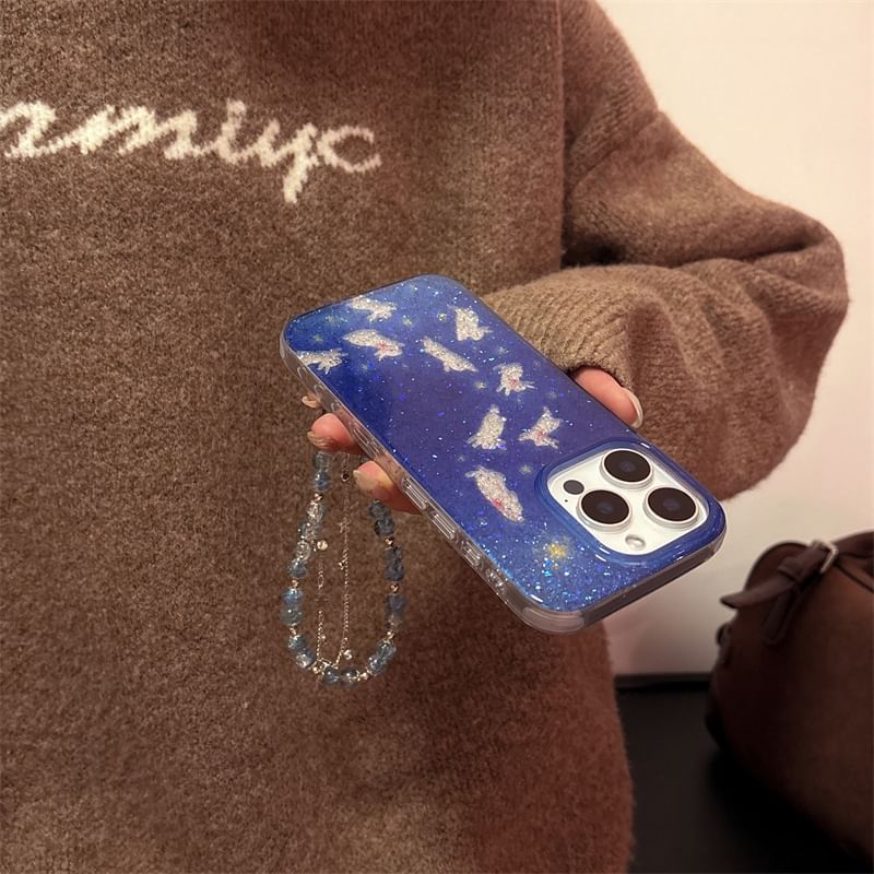 / Strap Set Rabbit Phone Case