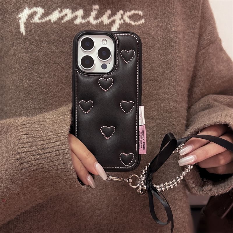 Strap Heart Phone / Case Set