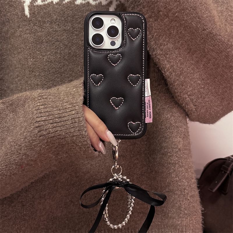 Strap Heart Phone / Case Set