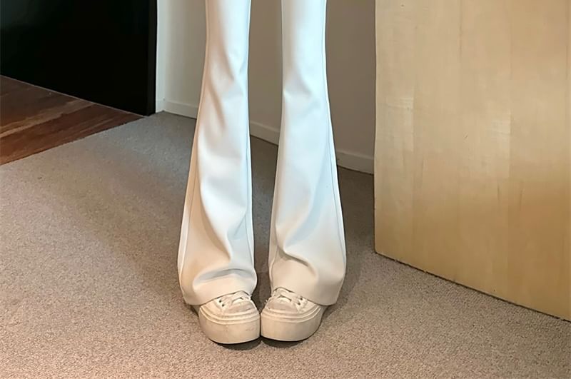 Pants Plain Bootcut High Rise