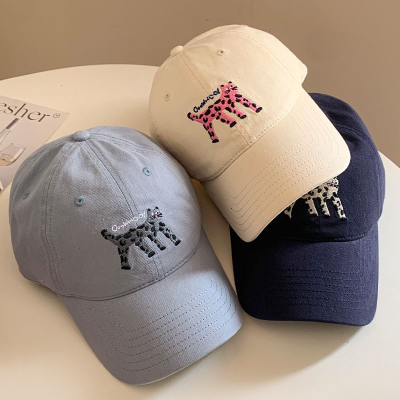 Embroidered Baseball Cat Cap