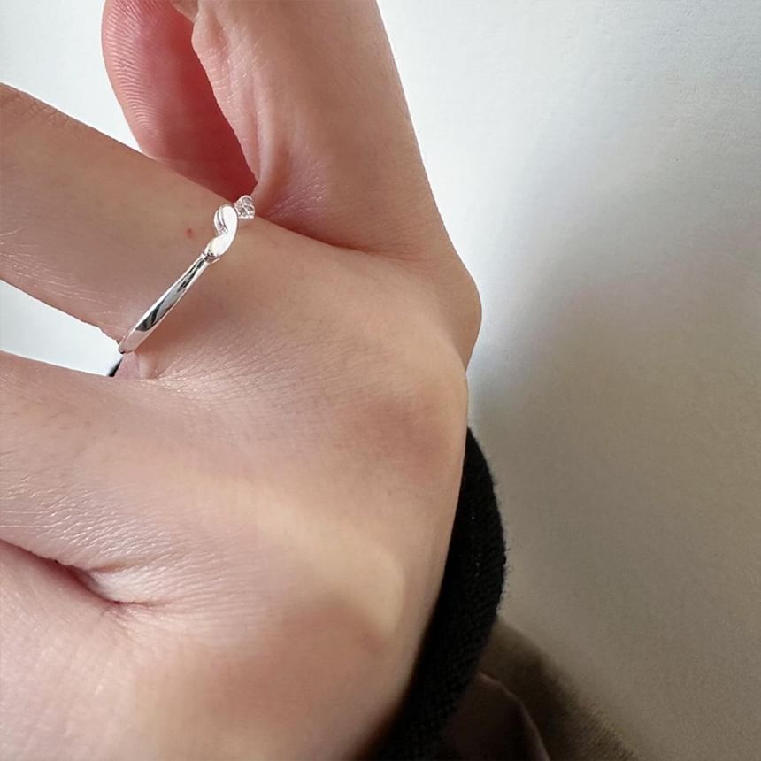 Silver Heart Ring Sterling 925