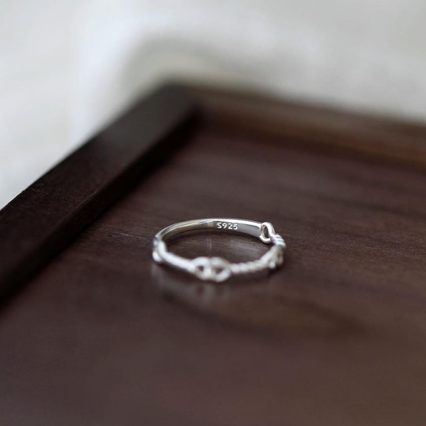 Sterling Twist Silver 925 Ring