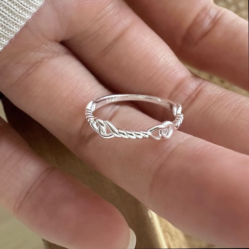 Sterling Twist Silver 925 Ring