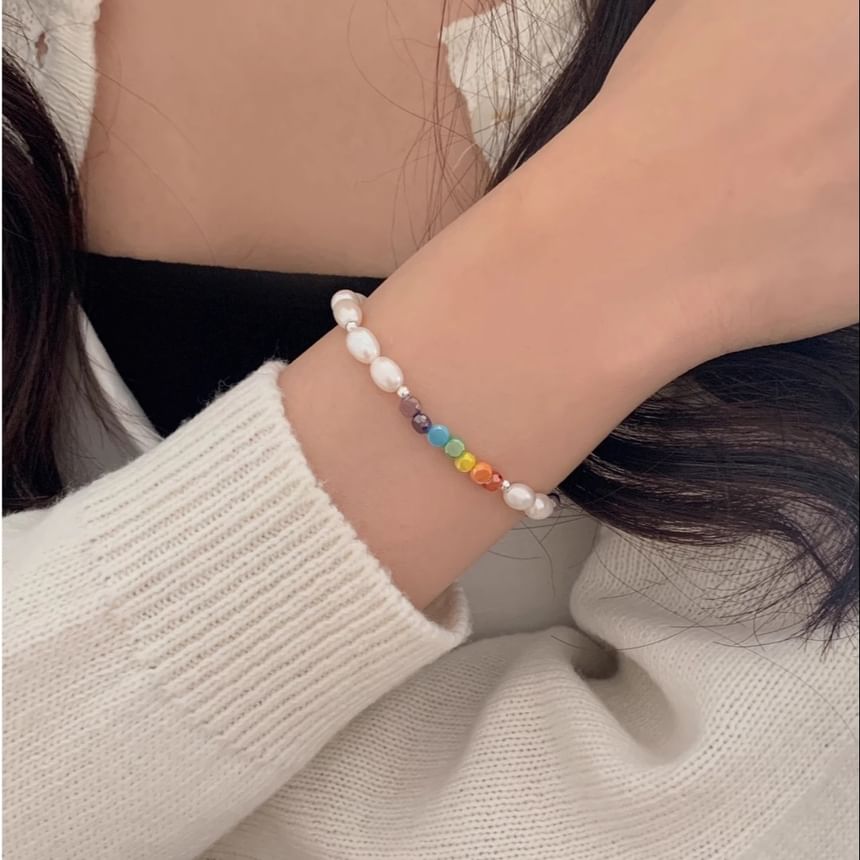 Beaded Silver Bracelet Sterling