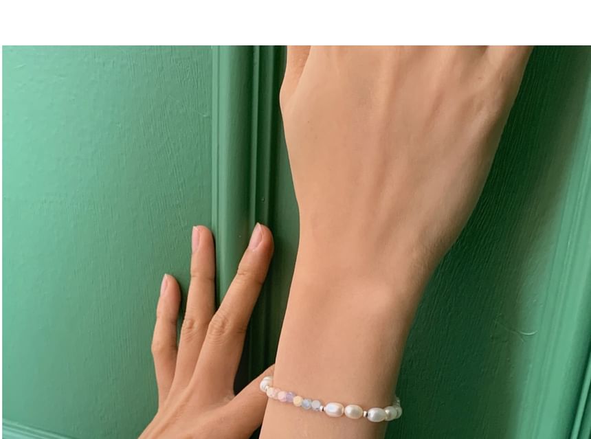 Beaded Silver Bracelet Sterling