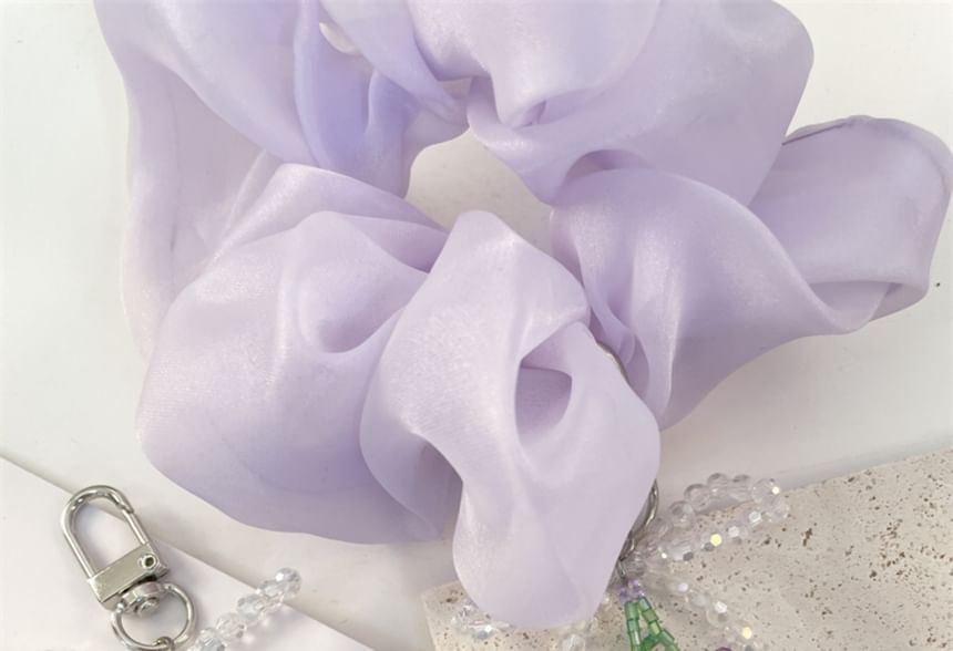 Charm Flower Beaded Bow Phone