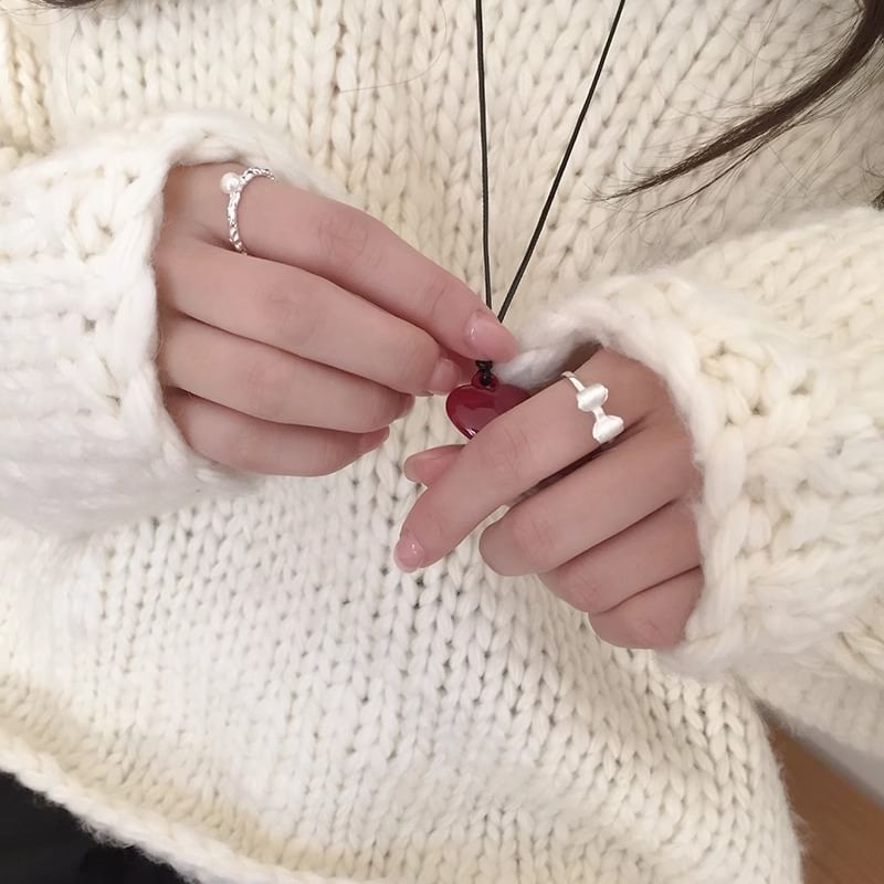 Open Ring Silver Sterling