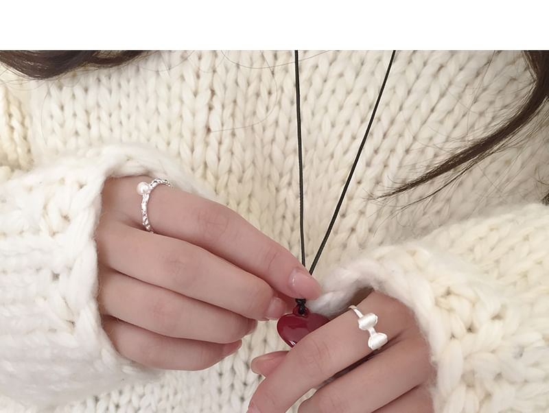 Open Ring Silver Sterling