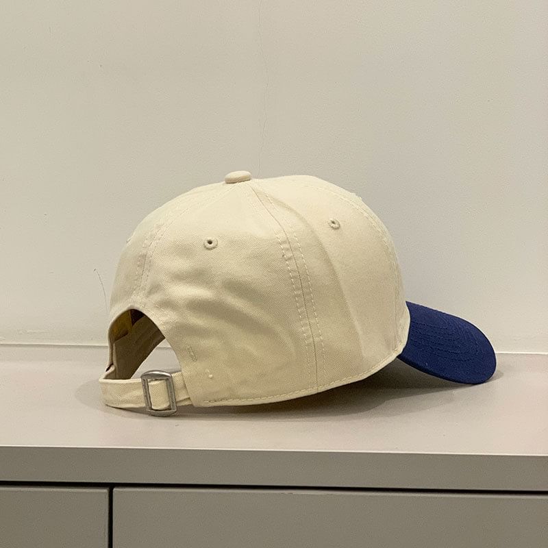 Lettering Tone Baseball Embroidered Cap Two