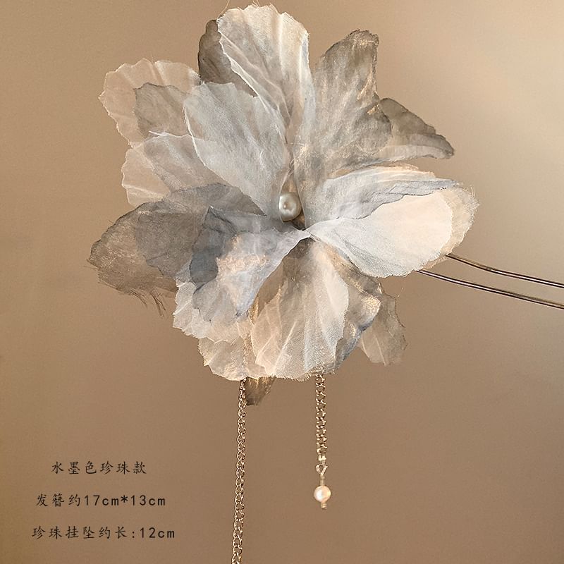 Mesh Pin Flower Hair