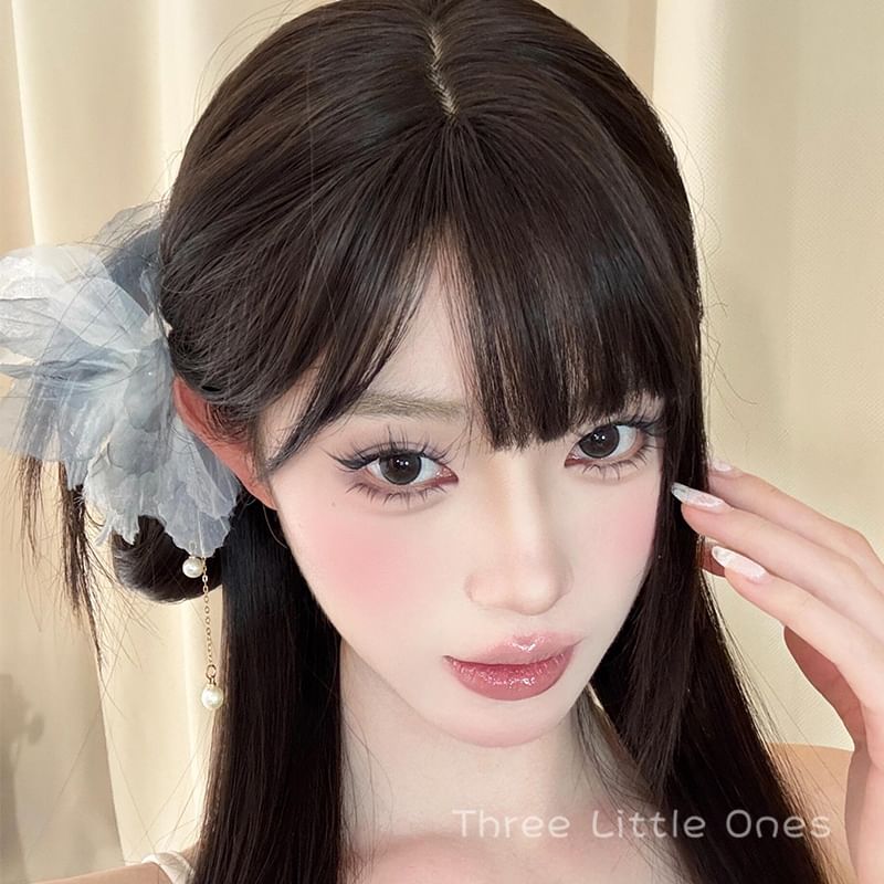 Mesh Pin Flower Hair