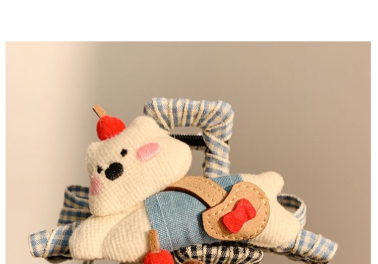 Hair Claw Cartoon Plaid