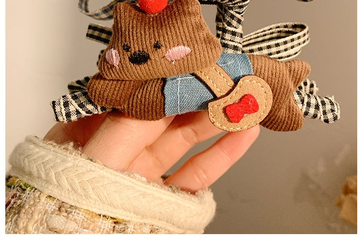 Hair Claw Cartoon Plaid