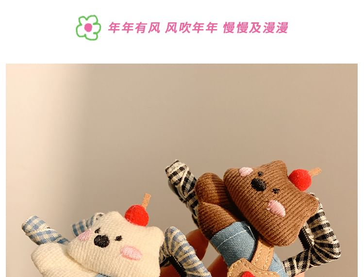 Hair Claw Cartoon Plaid