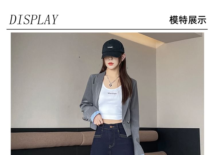 Designs) Jeans (Various Waist Leg High Straight Washed