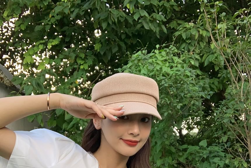 Cap Newsboy Buttoned