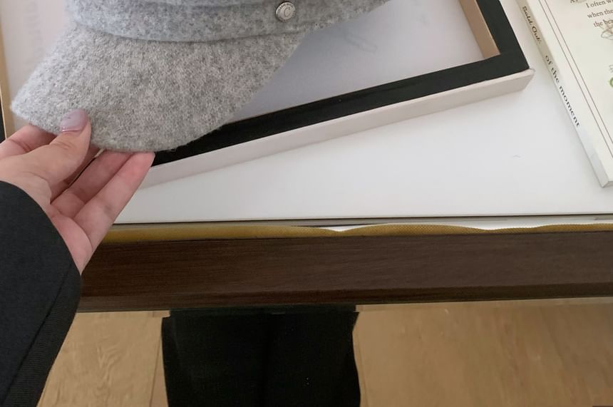 Buttoned Cap Newsboy