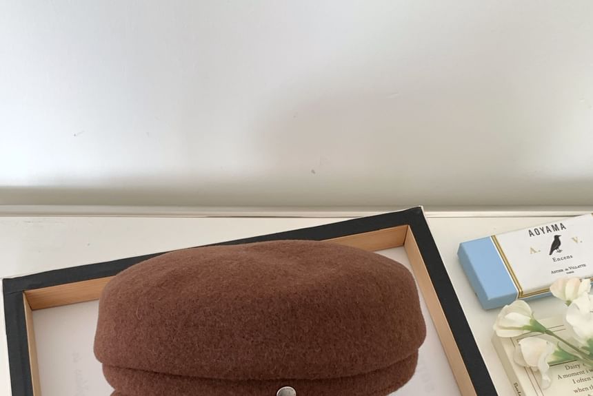 Buttoned Cap Newsboy