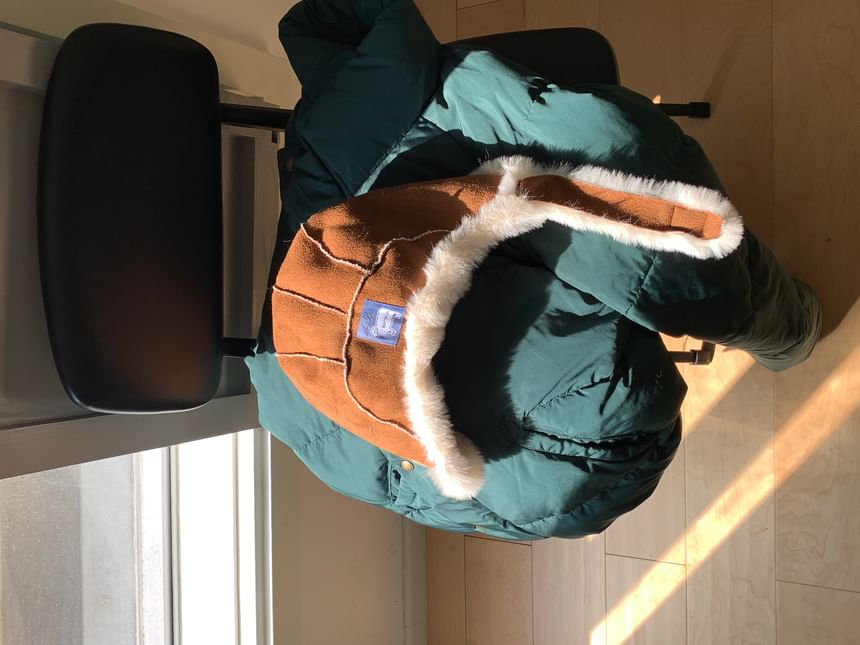 Trapper Plain Trim Fluffy Hat Applique