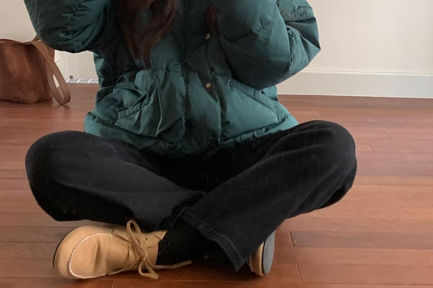 Trapper Plain Trim Fluffy Hat Applique