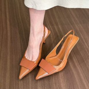 Pointy High Heel Sandals Slingback