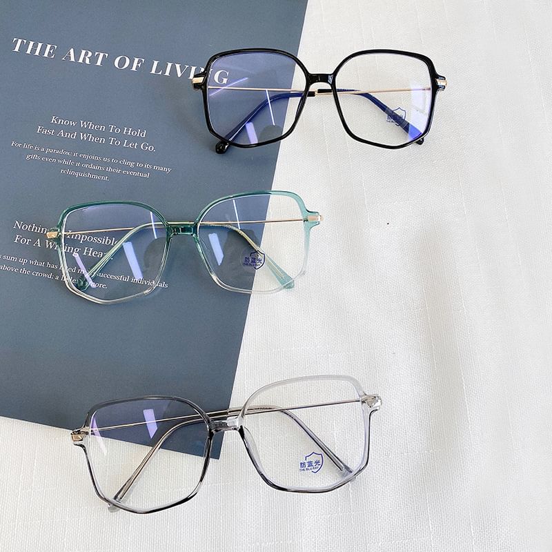 Frame Polygon Eyeglasses